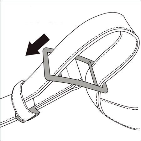 無段階調整フィットカーブベルト