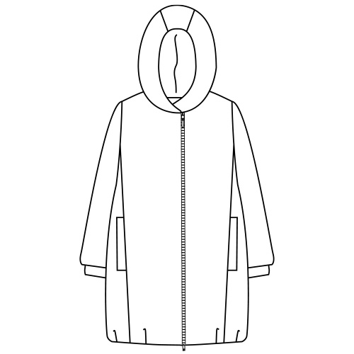 キルティング中わた･ロングコート