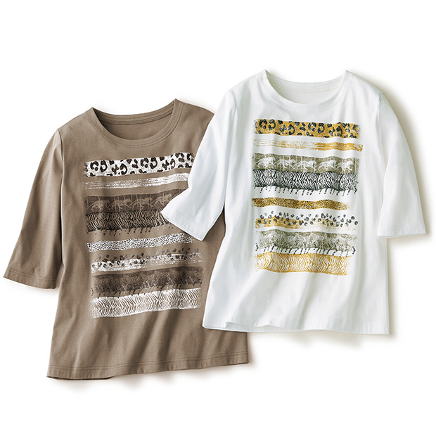 アニマル柄Tシャツ