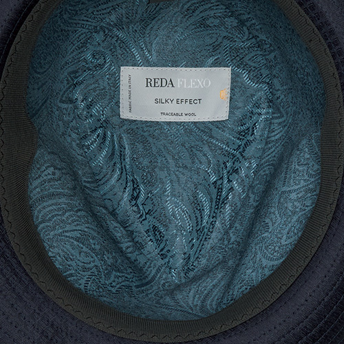 レダ小紋ハット／シルキーエフェクト