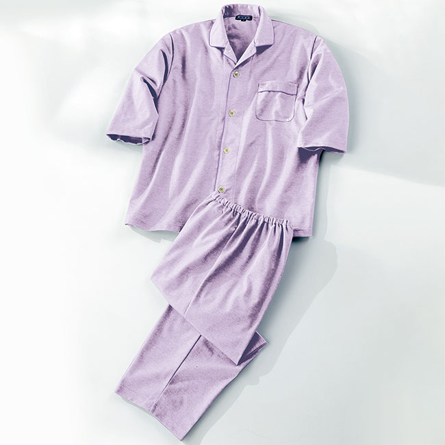 清涼七分袖テーラーパジャマ