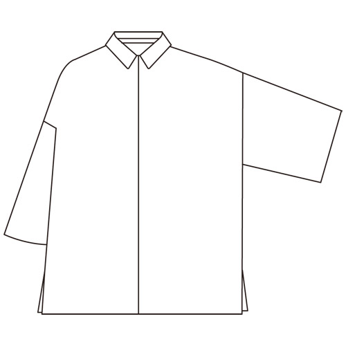 コットンシアーシャツ