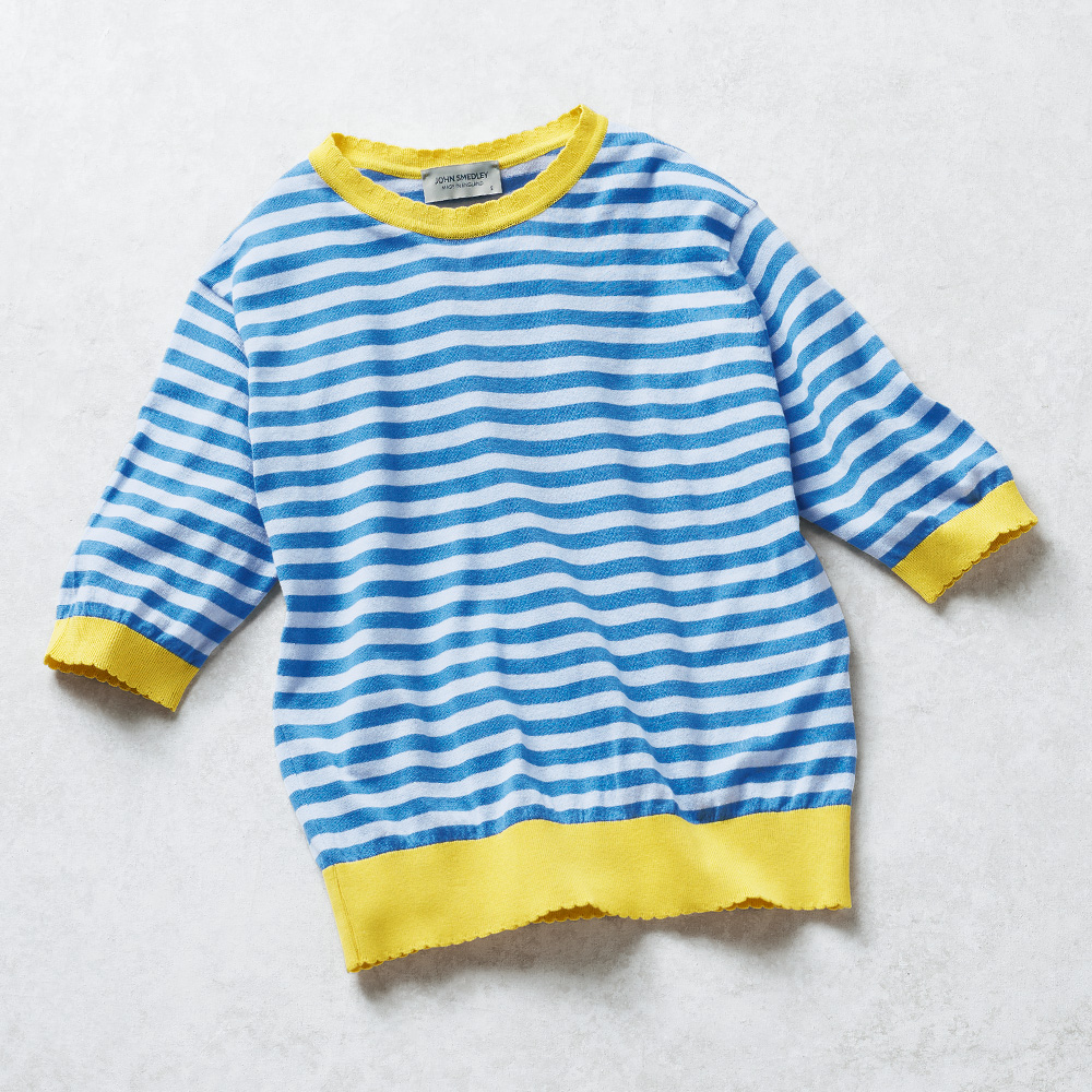 スカラップボーダープルオーバー