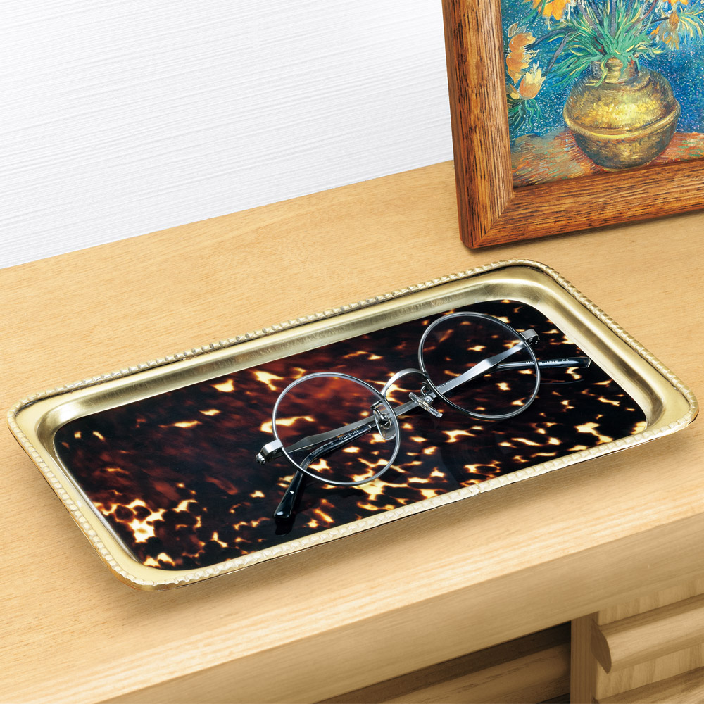 べっ甲のトレイ