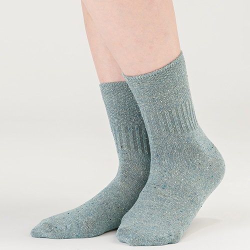 口ゴムゆったり シルク混ナチュラルソックス／4足組