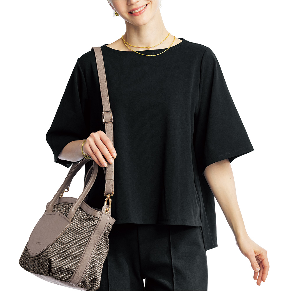 ジョーゼットジャージー･フレアトップス