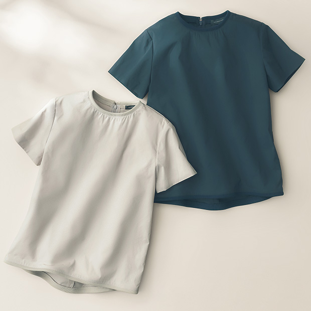 コットン混プルオーバー