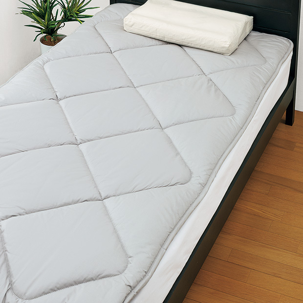 キャメルとカシミヤのあったか 敷きパッド