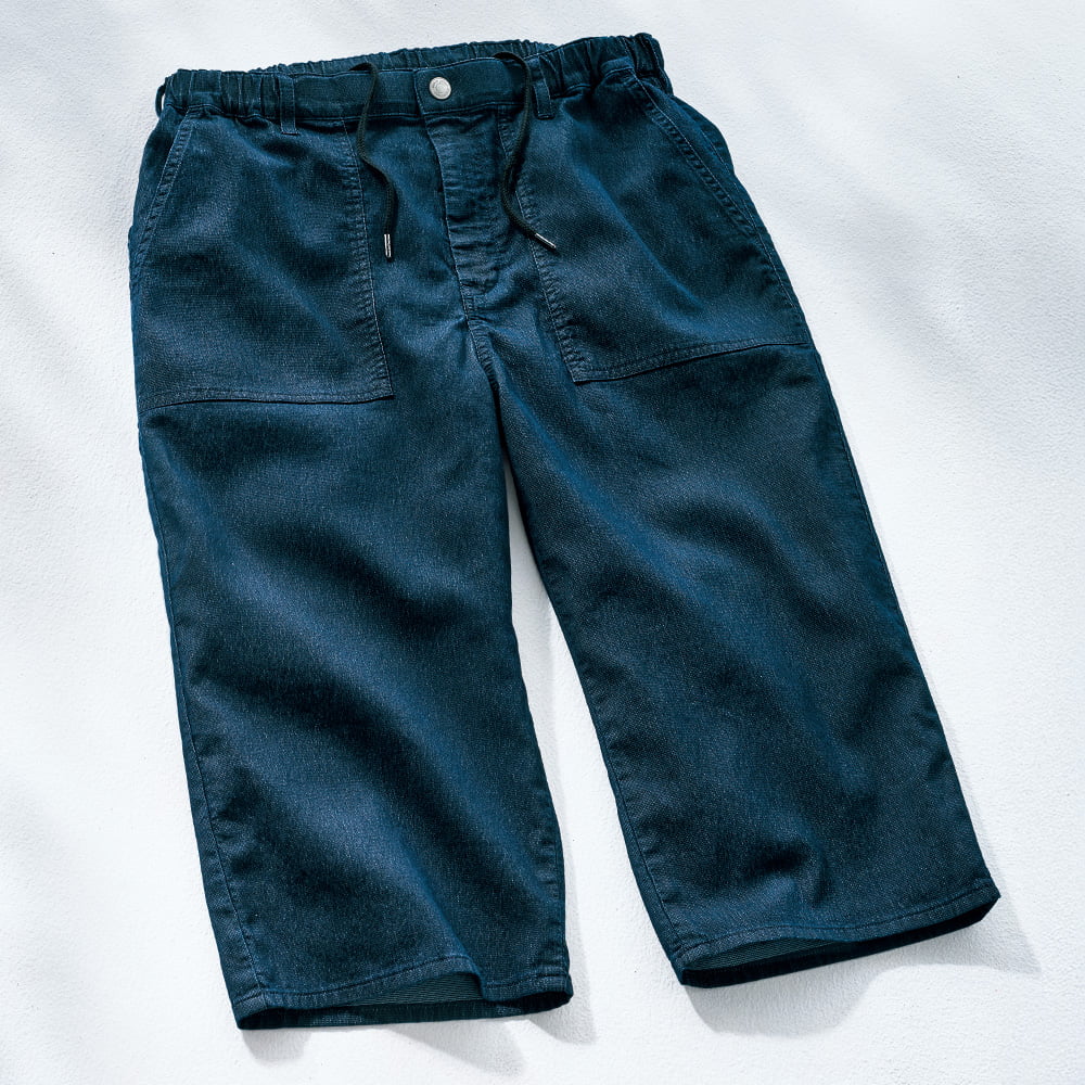 メッシュデニム･クロップドパンツ