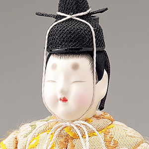 桃園雛十人揃(収納式)