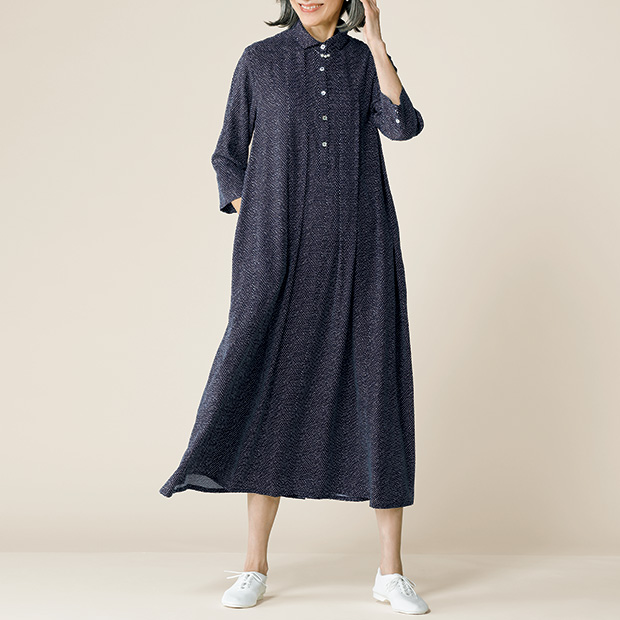 プリントワンピース