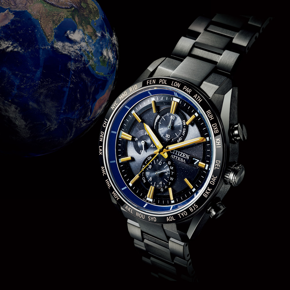 シチズン アテッサ／エコ・ドライブ電波時計／世界限定モデル | ライト