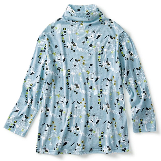 コットンガーゼプリントプルオーバー