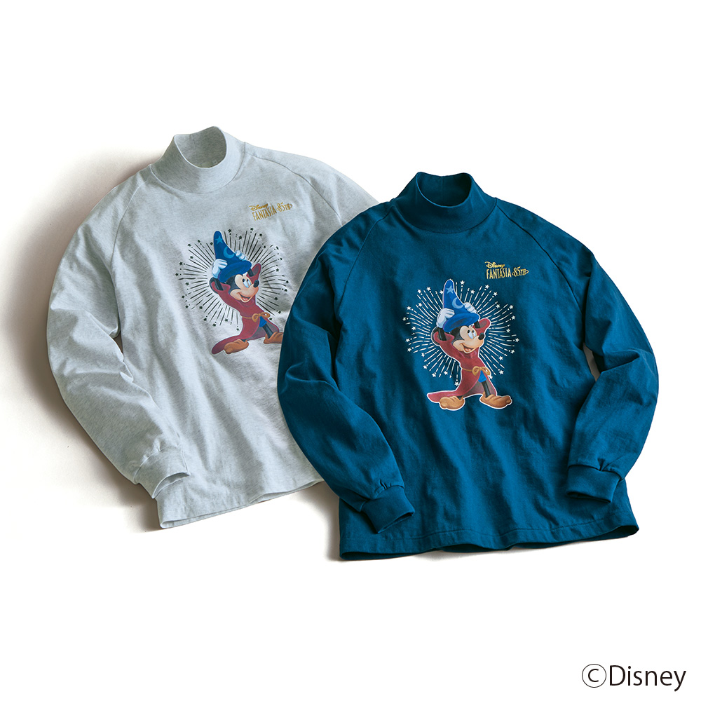 ファンタジア･85周年記念ハイネック長袖Tシャツ