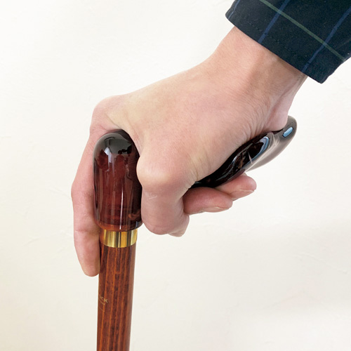 手のひらが置けるフィッシャーグリップステッキ