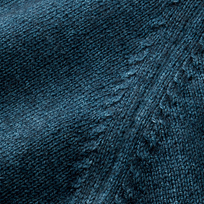 ガーメントダイ･メリノウールニットポロシャツ