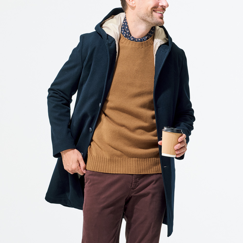 ライトメルトンウールコート