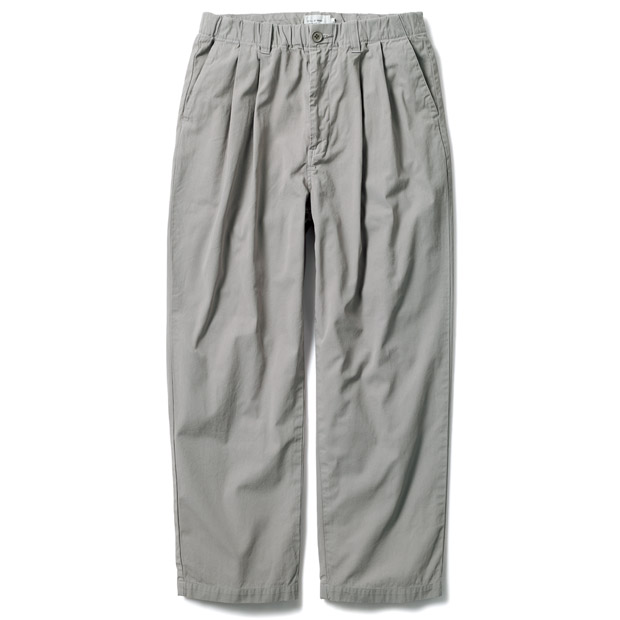 強撚コットンツイル・製品染めイージースラックス