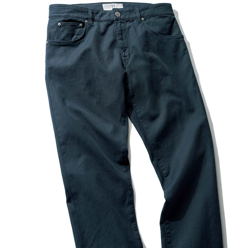 コットンリネンデニムパンツ