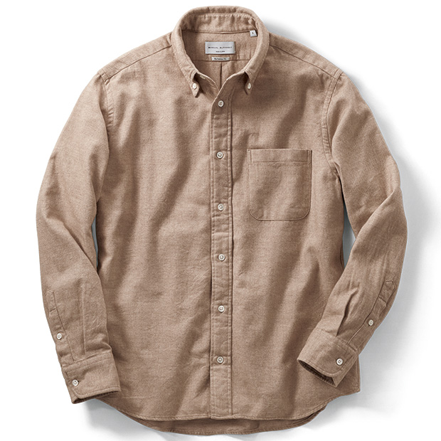 コットンヤクフランネル･長袖シャツ