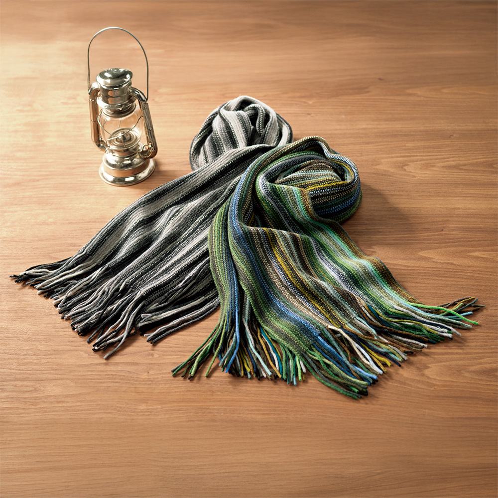 ラムズウール･マルチカラーマフラー