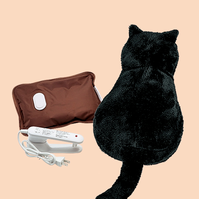 蓄熱式エコ湯たんぽ ねこにゃん／2匹セット