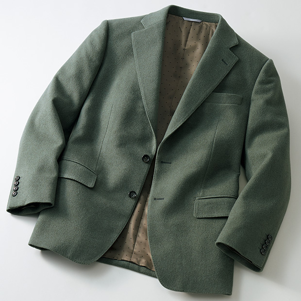 尾州カシミヤミンクジャケット