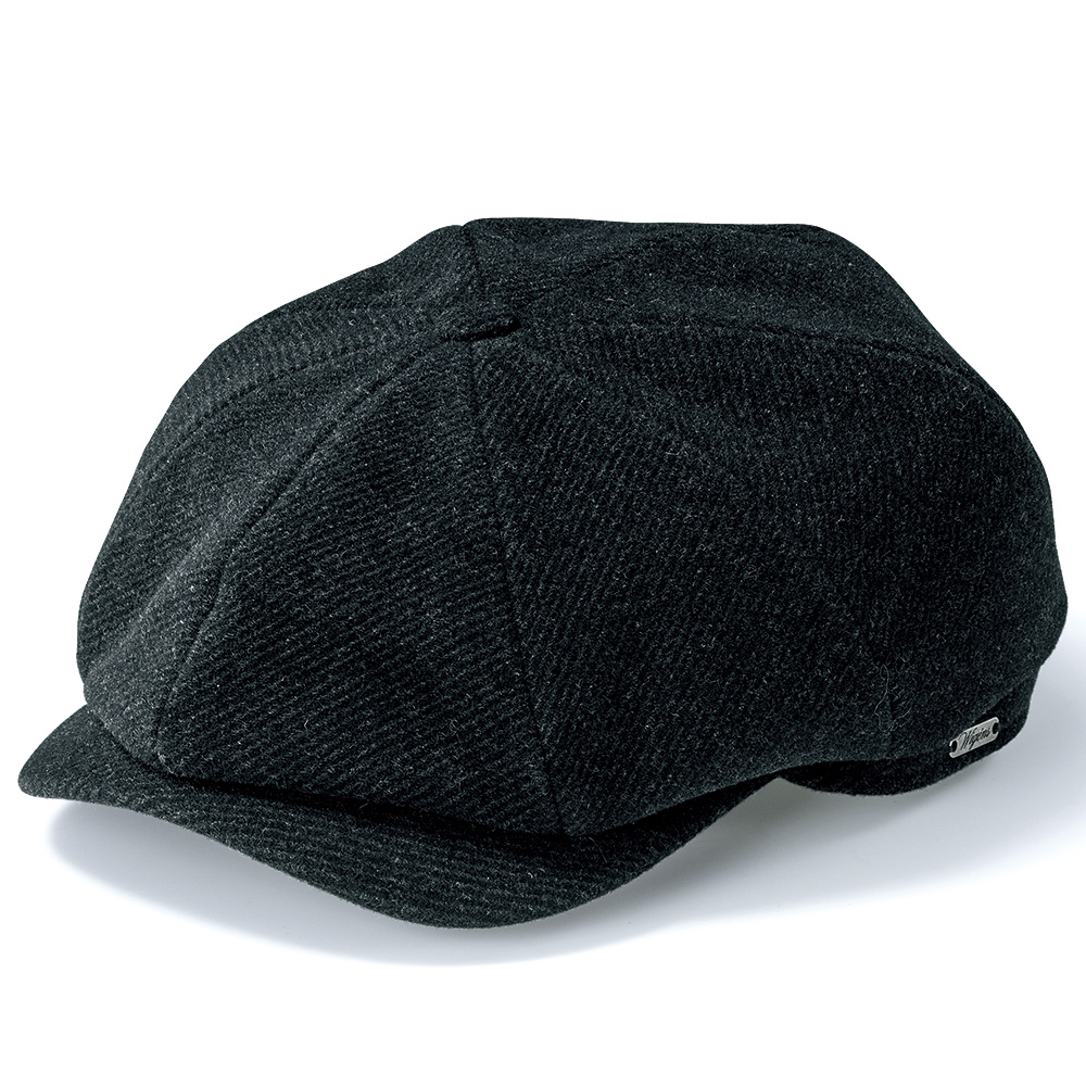 ウール混ニュースボーイキャップ