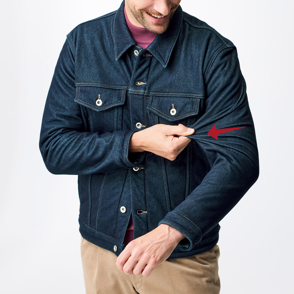 すごく伸びて暖かな裏起毛ジャケット