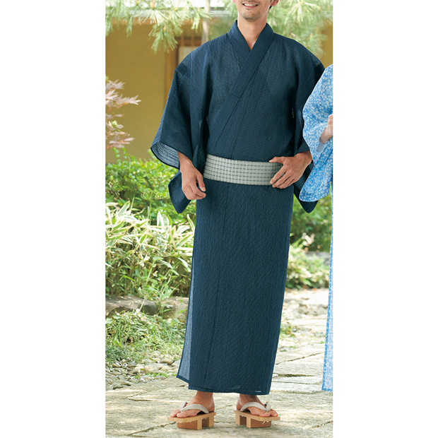 紳士用浴衣／小千谷縮