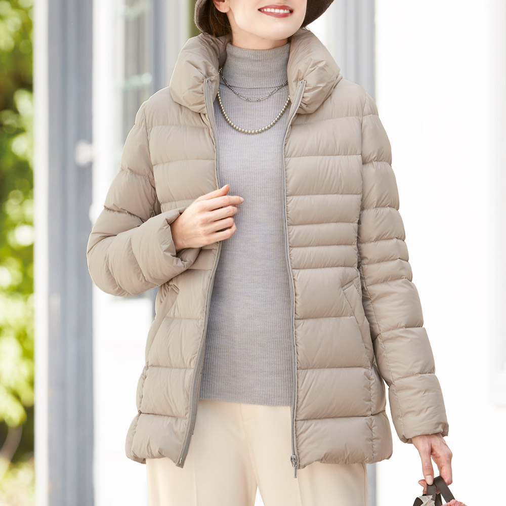 ウォッシャブルウール･タートルネックセーター