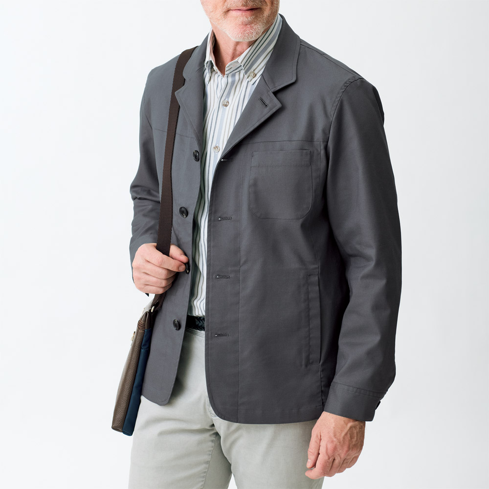 マッセルバラ ラミー混ミニヘリンボーンジャケット | ライトアップ