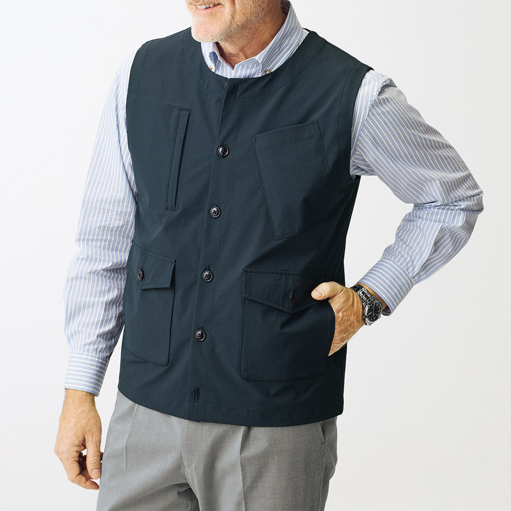 コーデュラストレッチ･6ポケットベスト