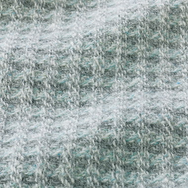 尾州製ウール混ドビーハーフコート