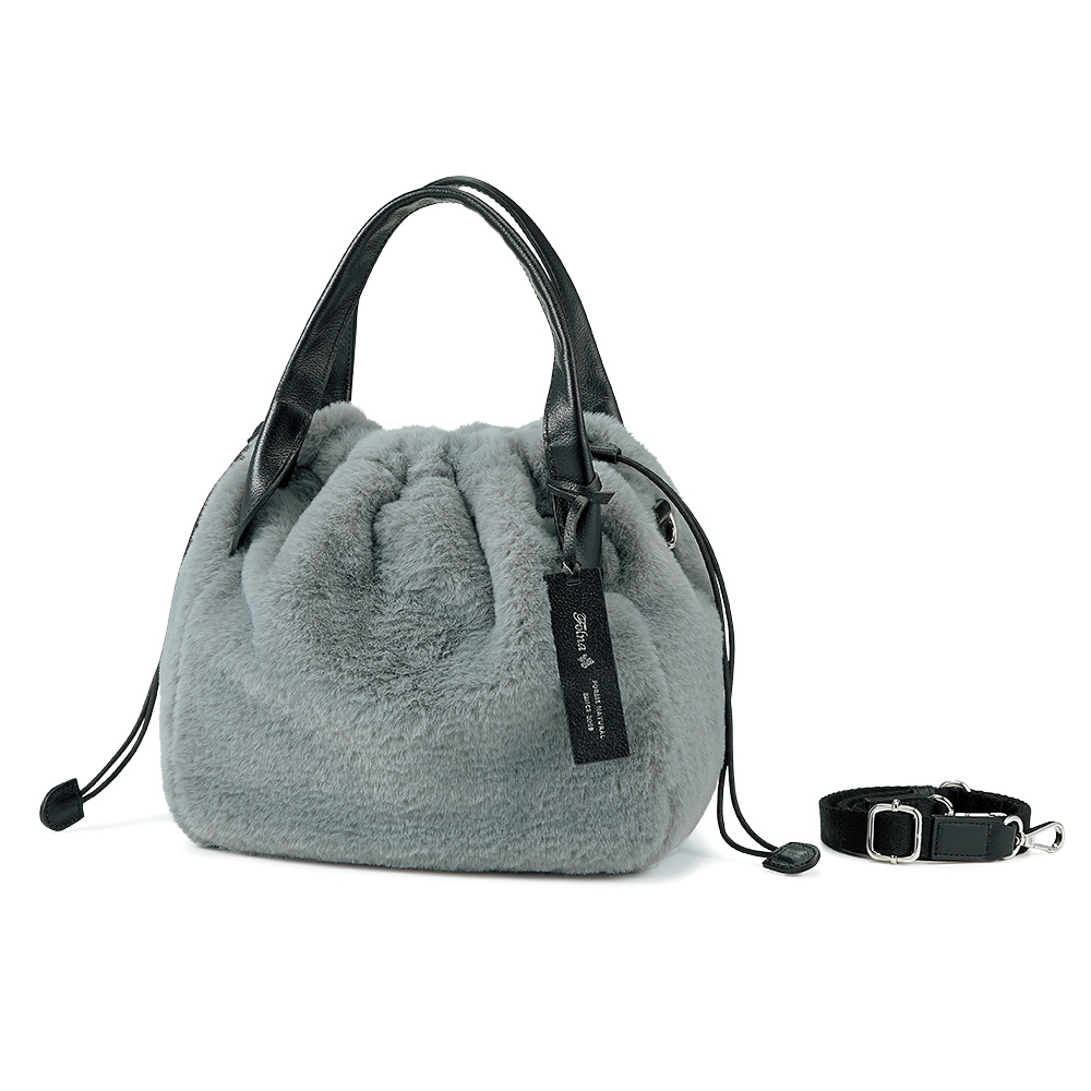 ファー調2ウェイバッグ