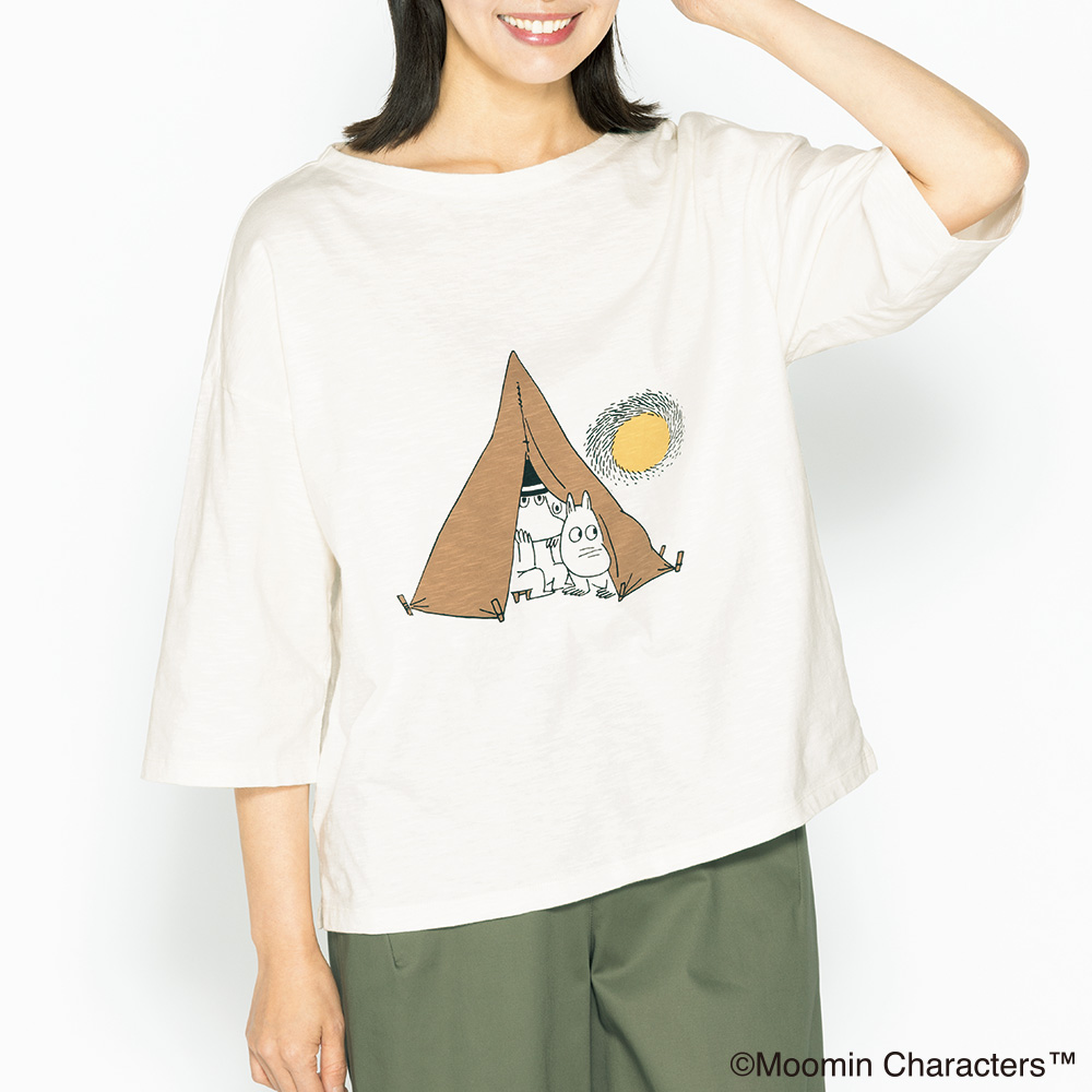 オーガニックコットンムーミンTシャツ/2色セット