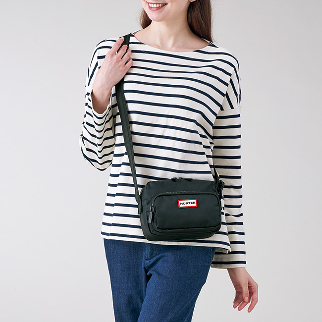 撥水･ナイロン2クロスボディバッグ