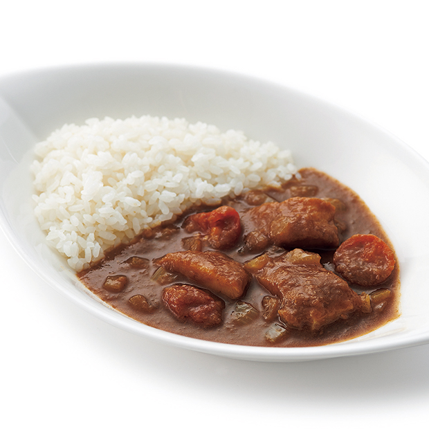 白身魚のカレー/チキンカレー