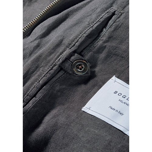 リネンボンバージャケット