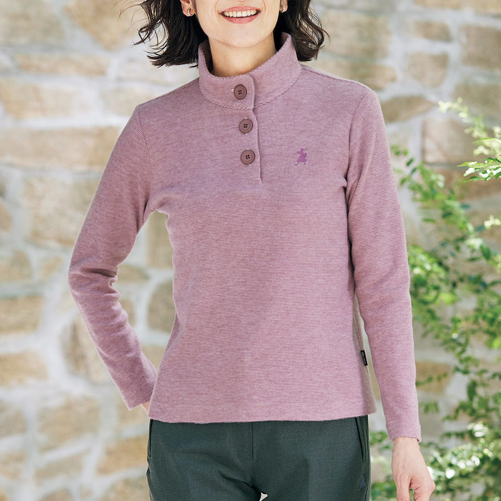 ベルエリ起毛Tシャツ