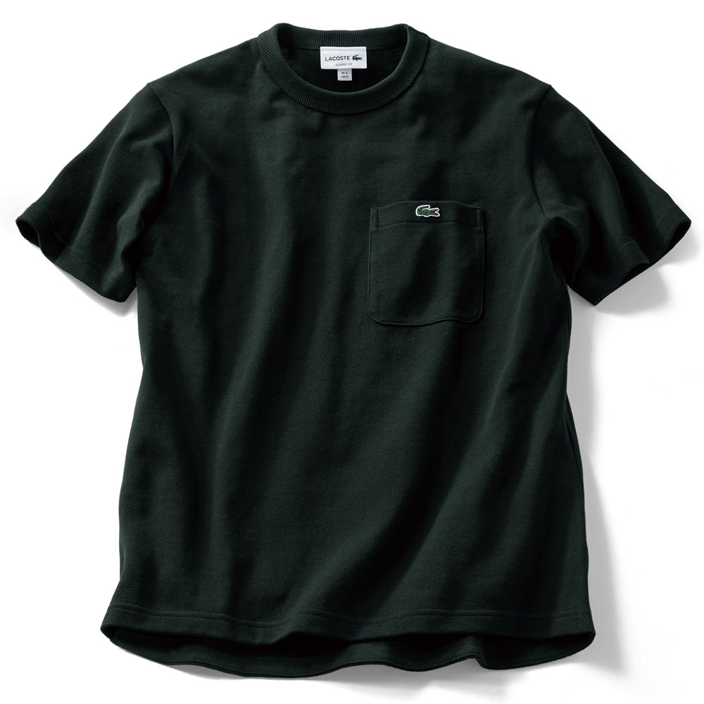 ポケット付き･半袖鹿の子Tシャツ