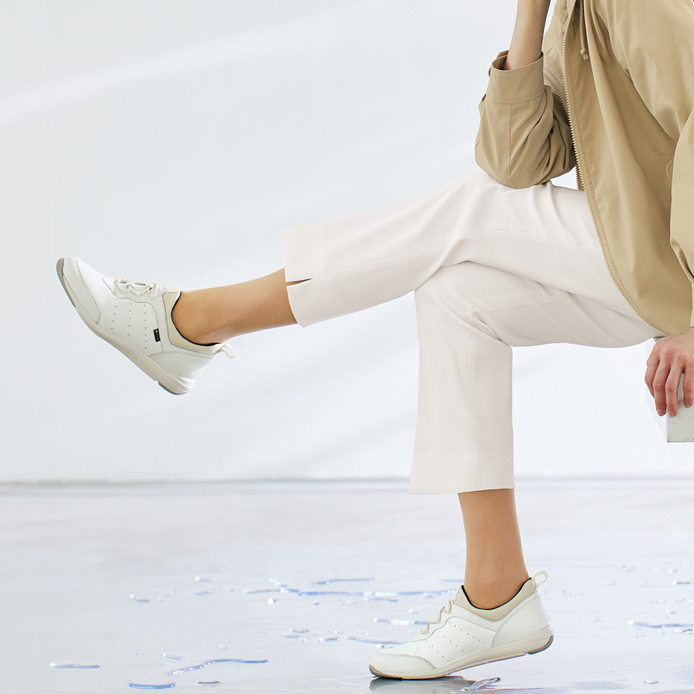 ゴアテックス･レザースリップオンシューズ