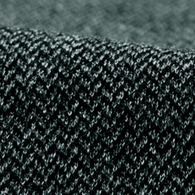 ウール混ミニヘリンボーン柄ジャージーワンピース