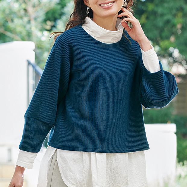 ランタンスリーブプルオーバー