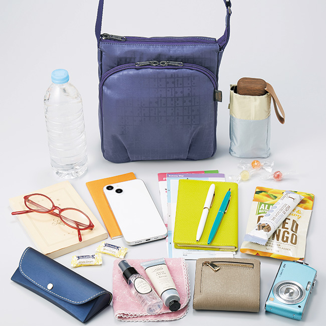 ふっくらポケットのミニショルダーバッグ/当社限定