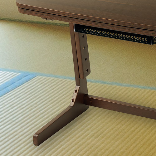 高さが調節できるパーソナルこたつ／毛布付