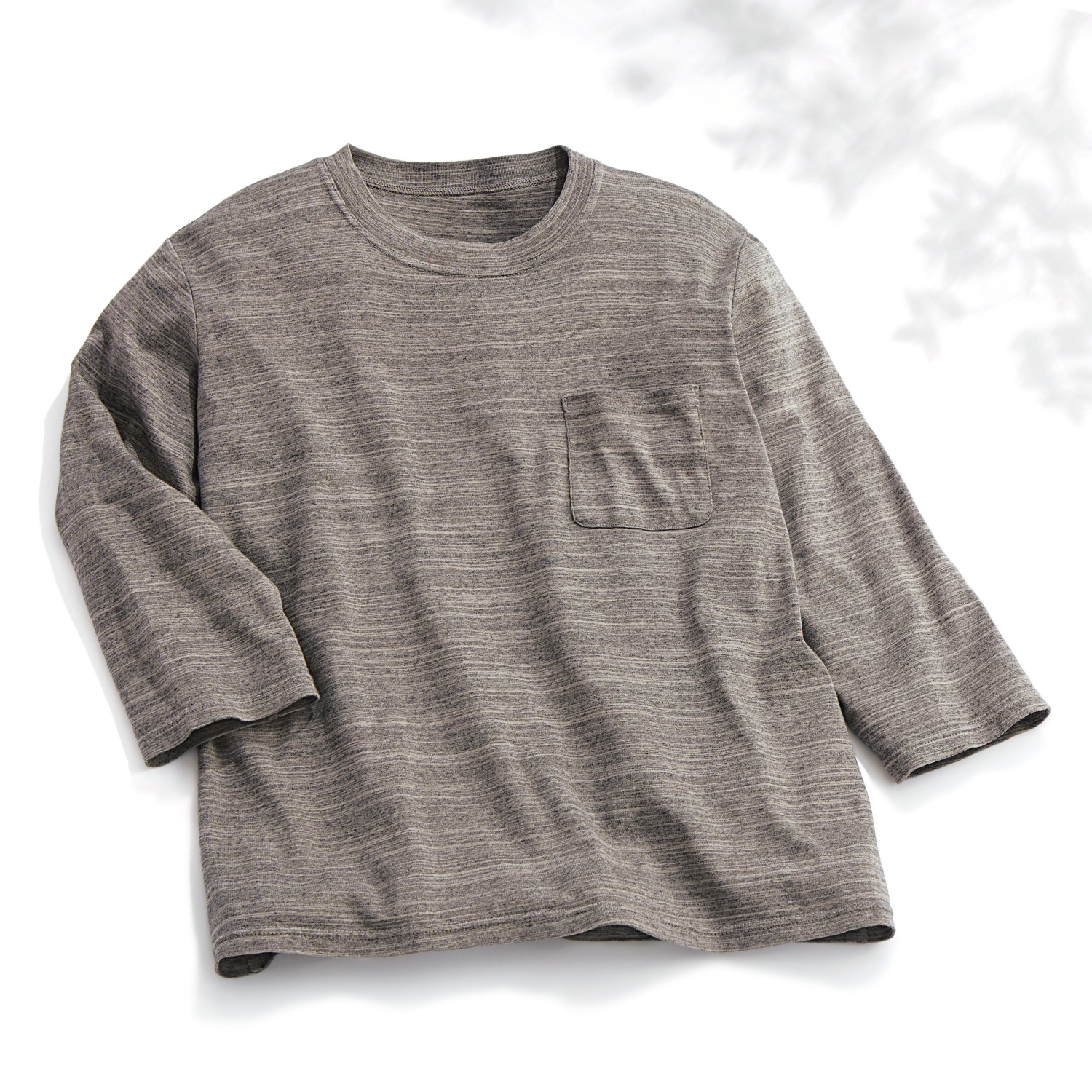 蔭山寿夫 13種類の草木染七分袖tシャツ ライトアップオンラインストア