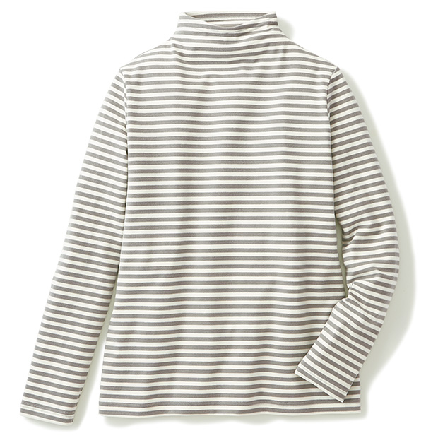 ミップストレッチ･ボーダープルオーバー