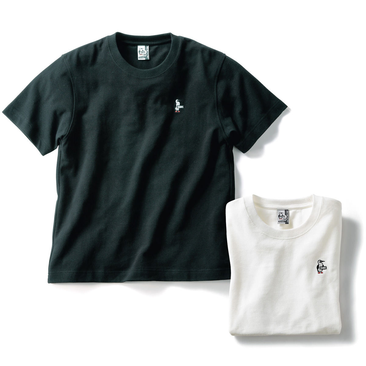 鹿の子･ワンポイントTシャツ／2色セット