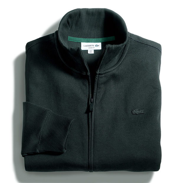 鹿の子フルジップブルゾン